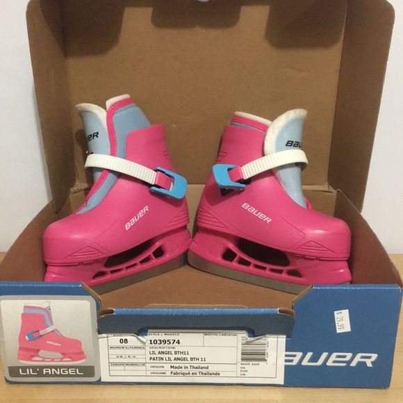 Bauer Other - Kids Lil Angel Bauer Ice Skates - size 8